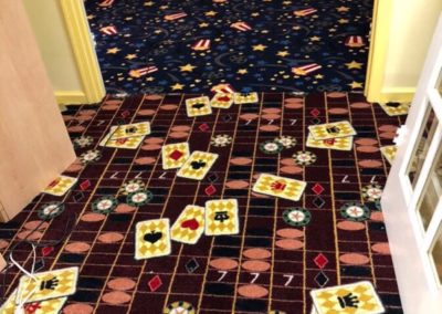 Eccentric Carpet for Theatre/Game Room